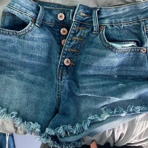 Denim shorts